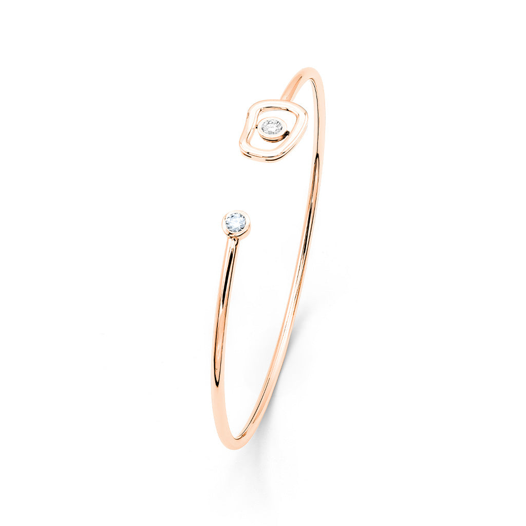 Puzzle Diamonds bangle