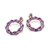 Aqua earrings