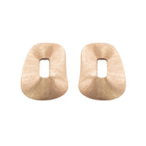 Coppia di elementi Puzzle in oro rosa 18k  inciso a mano 