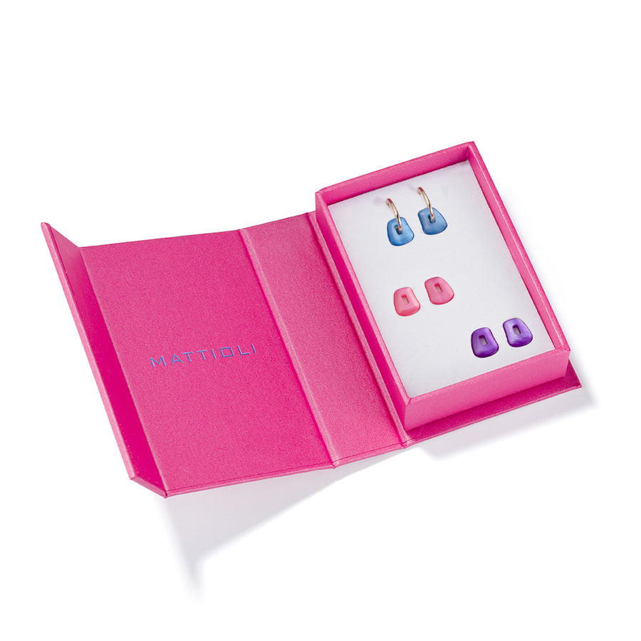 Mini Puzzle earrings Customizable box